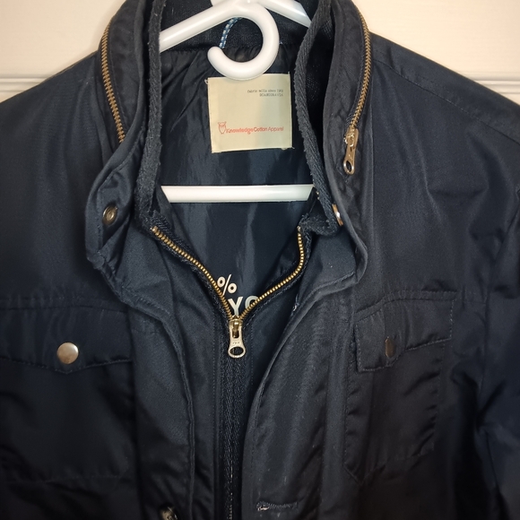 Knowledge Cotton Apparel Men's Soft Shell Long Jacket - Picture 2 of 10